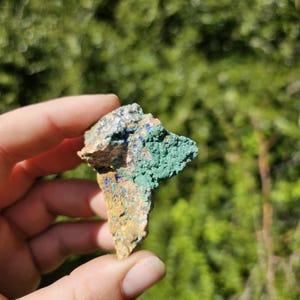 Azurite and Malachite Specimen,  Genuine Natural Mineral Collectible