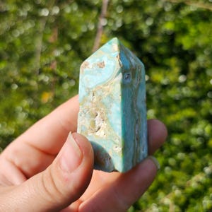 Hemimorphite Tower, Point – Genuine Natural Mineral Collectible