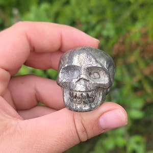 Pyrite Skull  – Genuine Natural Mineral Collectible