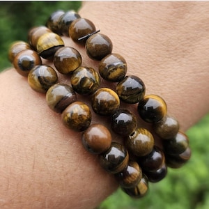 Tigers eye Bracelet - Crystal Bracelet - Gemstone Bracelet