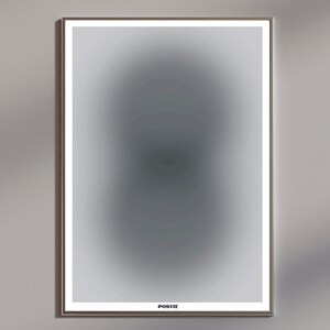 Glowing Gray Poster