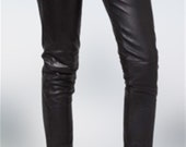 Women 39 s Girls 100 Real Soft Lambskin New Designer Stretch able Skinny fit Leather Lagging Style pant Slim-fit