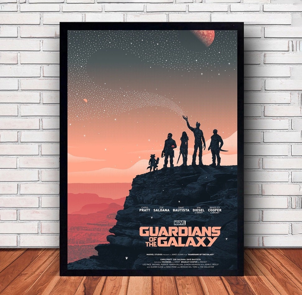 Star Lord Guardians of the Galaxy Art Print Decor - POSTER 20x30