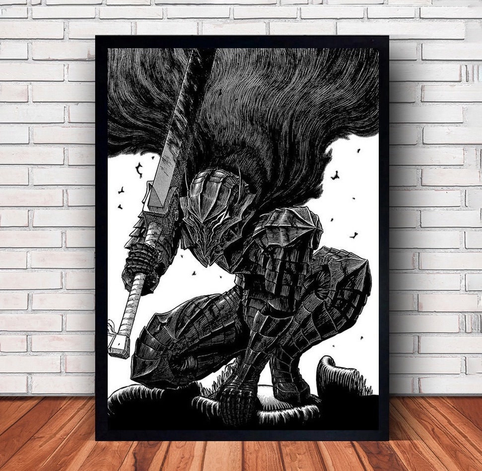 Discover Berserkk Manga Poster Wall Art Family Decor
