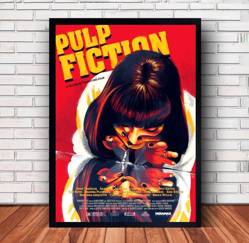 Pyramid America Laminated Pulp Fiction Poster Dry India