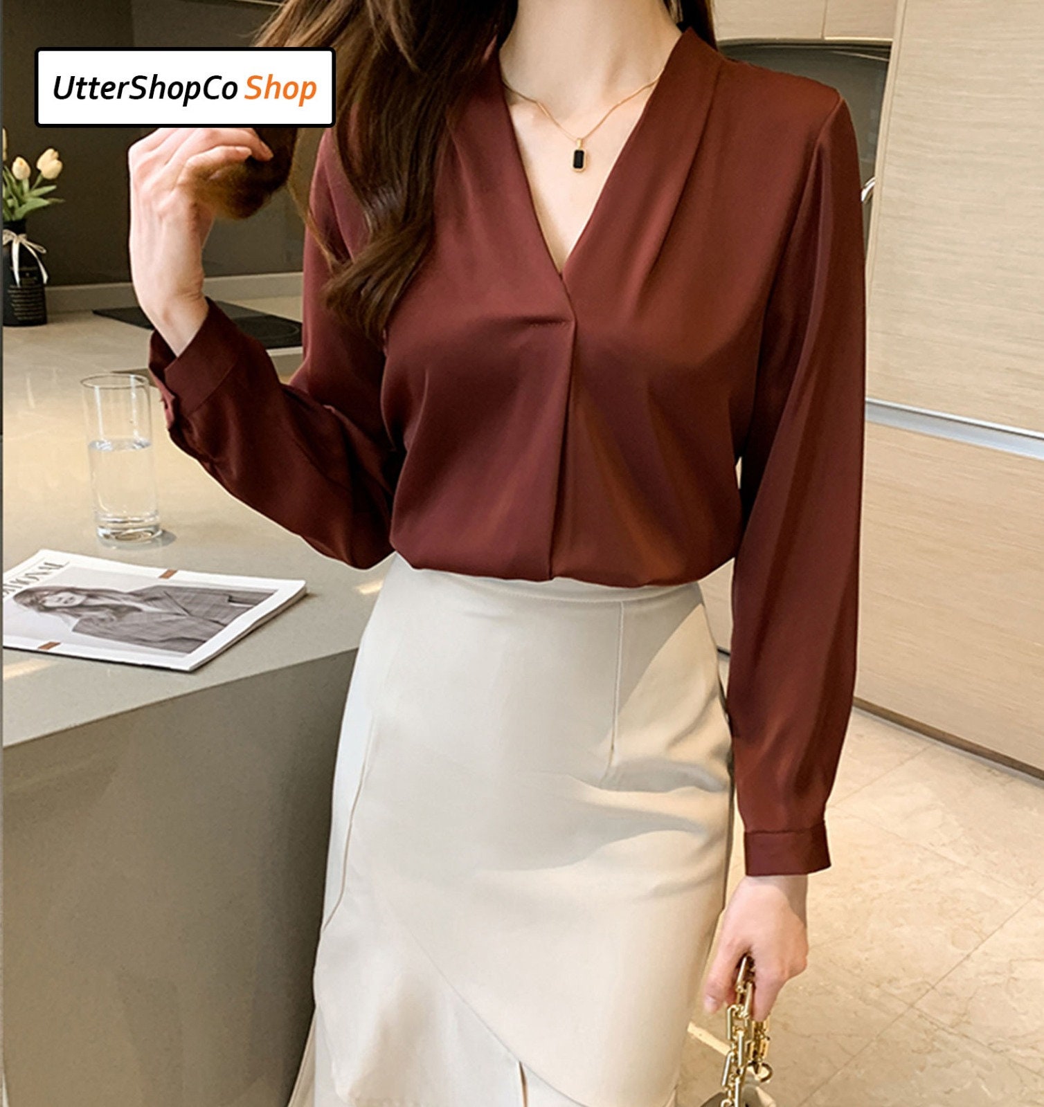 Smart casual shop blouse