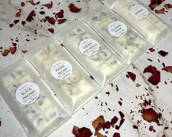 Cialde di cera profumata floreale essiccata / Cialde di cera di soia botanica / Regalo profumato per la casa / ZaliZaco