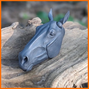 RESIN 1:9 Standardbred &quot;COLONEL&quot; Replacement Head + Ears for Customizing Breyer and Stone Traditional Model Horses