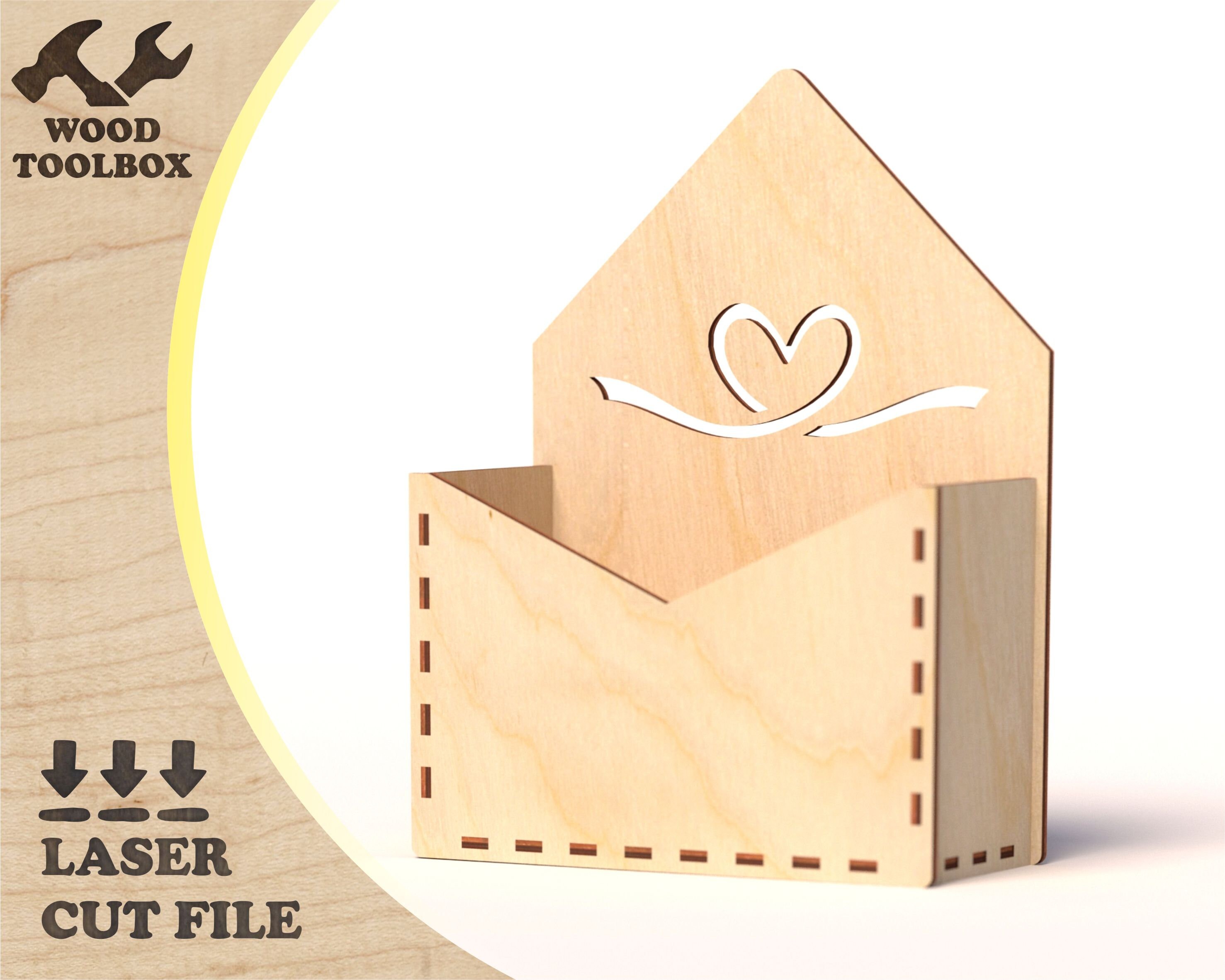 Love Envelope - Laser Cut Files. Lovely Posthouse Design Patterns. Mail ...