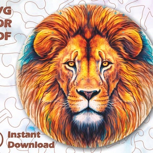 Unique Wooden Animal, Jigsaw Puzzle SVG, Puzzle Templates CDR, Puzzle PDF, Laser Cut File, Puzzle Cut File, Puzzle Laser File, Puzzle Vector