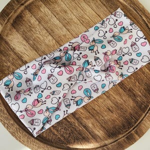 Bottles, Babies, Storks | Twist Headband | Nurse Headband | L&D | NICU | Maternity | Healthcare Headband