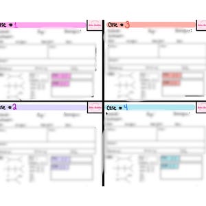 SRNA Anesthesia Case Sheet Template | CRNA Clinical Organizer | Pre-Op & Intraoperative Notes | PDF and Notability