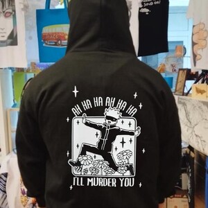 Anime Hoodie Vintage, Anime Lover Gift, Anime Lover Sweatshirt, Gift for Him, Anime Lover Cardigan with Zipper image 3