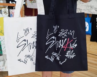 K-Pop cotton bag, K-Pop fan gift, Korean music, fan cotton bag, K-Pop sports bag, sling bag