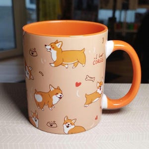 Corgi-Tasse, Corgi-Besitzer-Geschenk, Corgi-Liebhaber-Geschenk, Corgi-Hund，Anime Tasse, Anime Lustiger Tasse, Anime Lustiges Geschenk