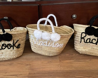 Customized Beach Bridal Party Bags, Shoulder Large Bag, Bridesmaid Bags, Maid Of Honor Gift, Wedding Welcome Bags, Personalized Tote bags