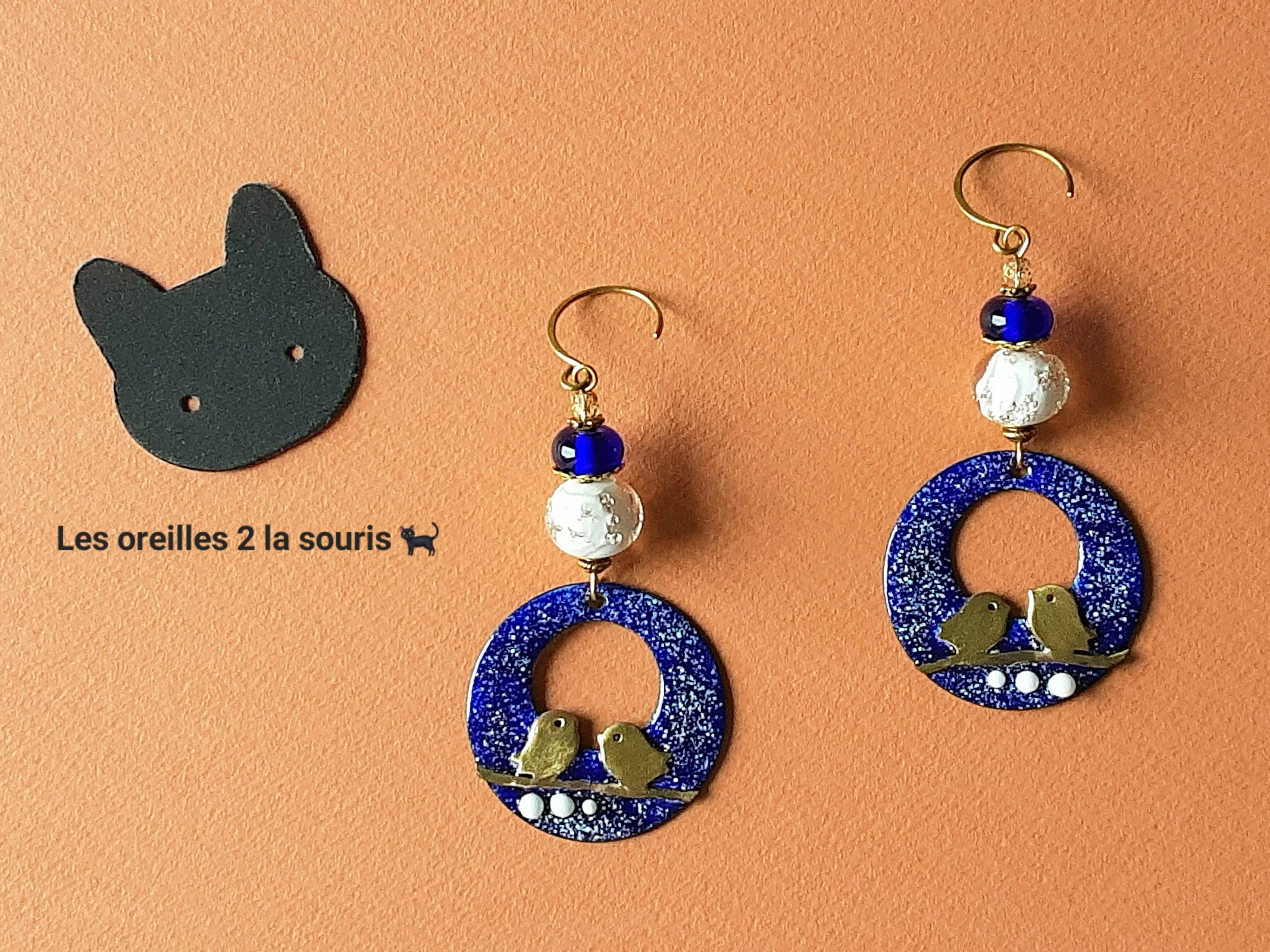 Lot De 29 Boucles D'oreilles Vintage Françaises émaillées - Marque Remy Dis - Occasion Pour Collection