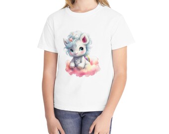 Baby Unicorn T-shirt: Girls Cotton Tee