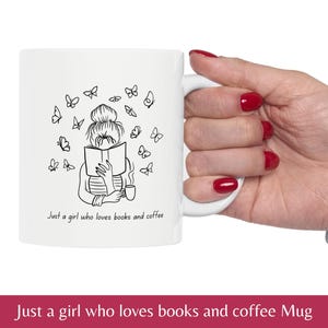 Book Lover Ceramic Mug, Bookworm Coffee Cup, Reading Enthusiast Gift, Bibliophile Tea Mug, Literary Quote Drinkware