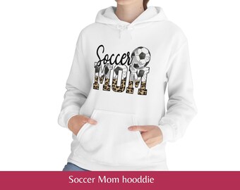 Soccer Mom Hooded Sweatshirt: Plush Cotton-Poly Blend
