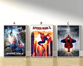 直筆サイン入りアメイジング・スパイダーマン2ポスターCOA - Etsy 日本