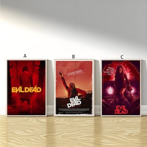Evil Dead 2 Movie Poster Minimalist Canvas Art Picture Canvas Printing Painting Wall Art Picture Family Home