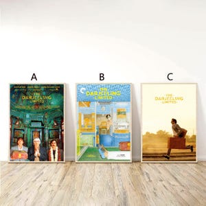 The Darjeeling Limited Poster Canvas Art Home Decor