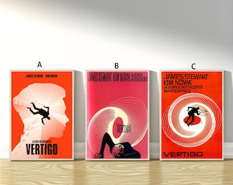 Vertigo Movie Poster Canvas Art Home Decor