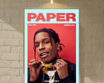 ASAP Rocky  Canvas Art Print Home Bedroom Decor