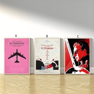 Dr. Strangelove Movie Poster Minimalist Canvas Art Picture Canvas Printing Painting Wall Art Picture Family Home