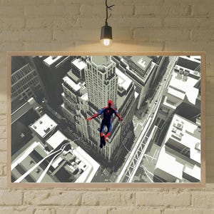 The Amazing Spider-Man 2 Movie Poster Minimalist Canvas Art Picture Canvas Printing Painting Wall Art Picture Family Home