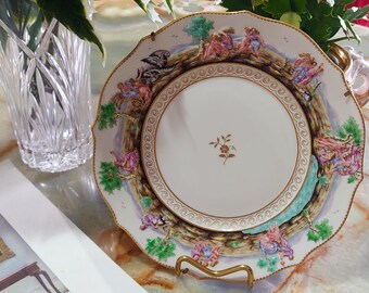 Richard Ginori 1735 L36 Scalloped Charger Chop Plate 12 1/4