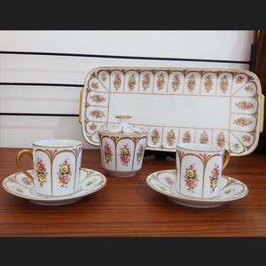 Limoges Vintage Coffee Set for Two