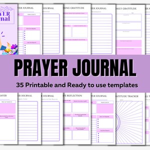 Daily Prayer Journal, Daily Devotional Planner, Prayer List Journal, Prayer Journal Kits, Prayer Notebook, Prayer Planner, Worship Journal