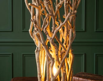 Handcrafted Twig Lamp | Indoor Lighting