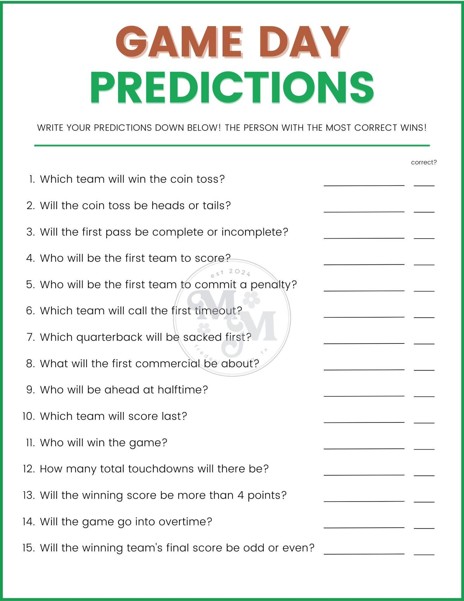 Football Games Football Printable NFL Games Super Bowl Games