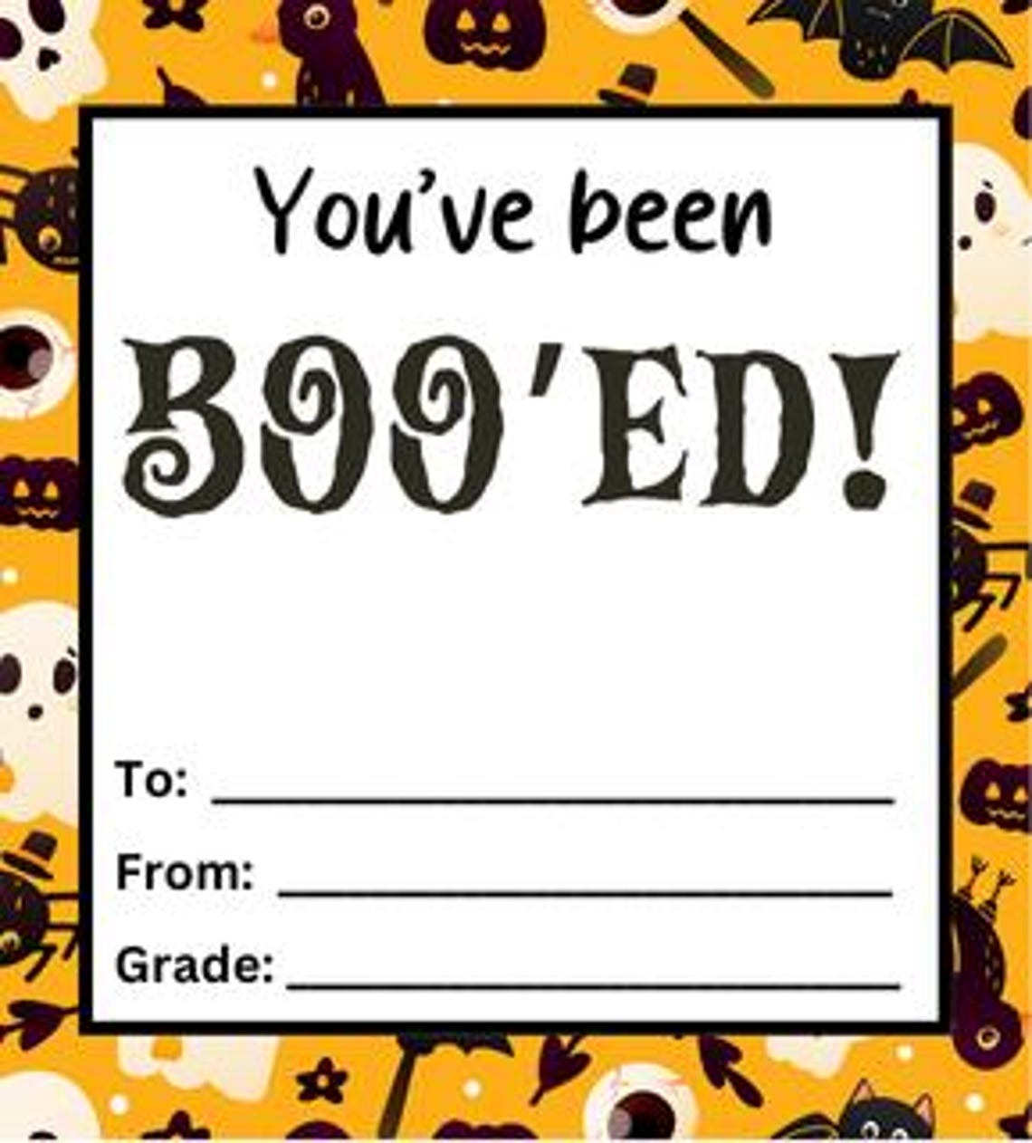 Halloween Candygram Printable | PTO Fundraiser | PTA Fundraiser ...