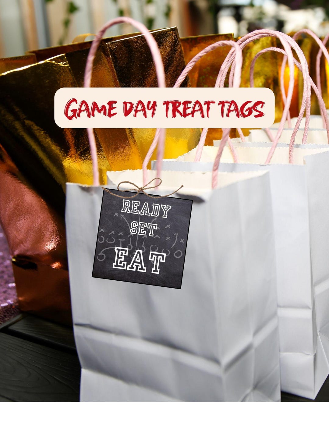 Football Treat Tags | Snack Tags | Treat Bag Tag | Football Mom ...