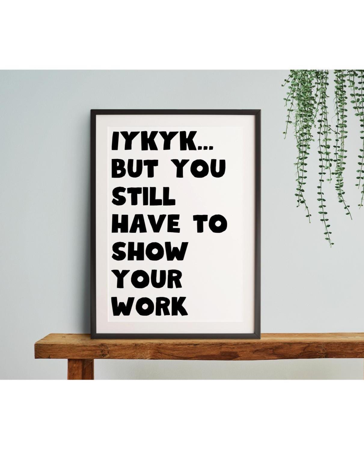 Funny Classroom Sign Printable | Instant Download | Teacher Decor | Middle School | High School | Classroom Wall Art | Teacher Humor Print