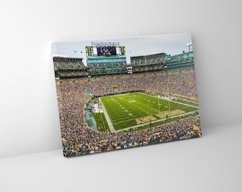Lambeau Field | Green Bay Wisconsin | Mounted Canvas | Ready to Hang
