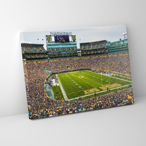 Lambeau Field | Green Bay Wisconsin | Mounted Canvas | Ready to Hang