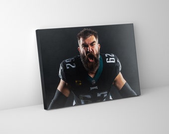 Jason Kelce Philadelphia Eagles Print | Canvas or Poster