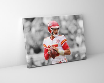 CHIEFS Superbowl LIV Champs!  KC Chiefs Patrick Mahomes Mounted Canvas - Ready to Hang