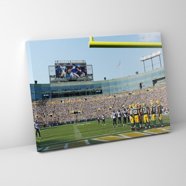 Lambeau Field | Green Bay Wisconsin | Mounted Canvas | Ready to Hang