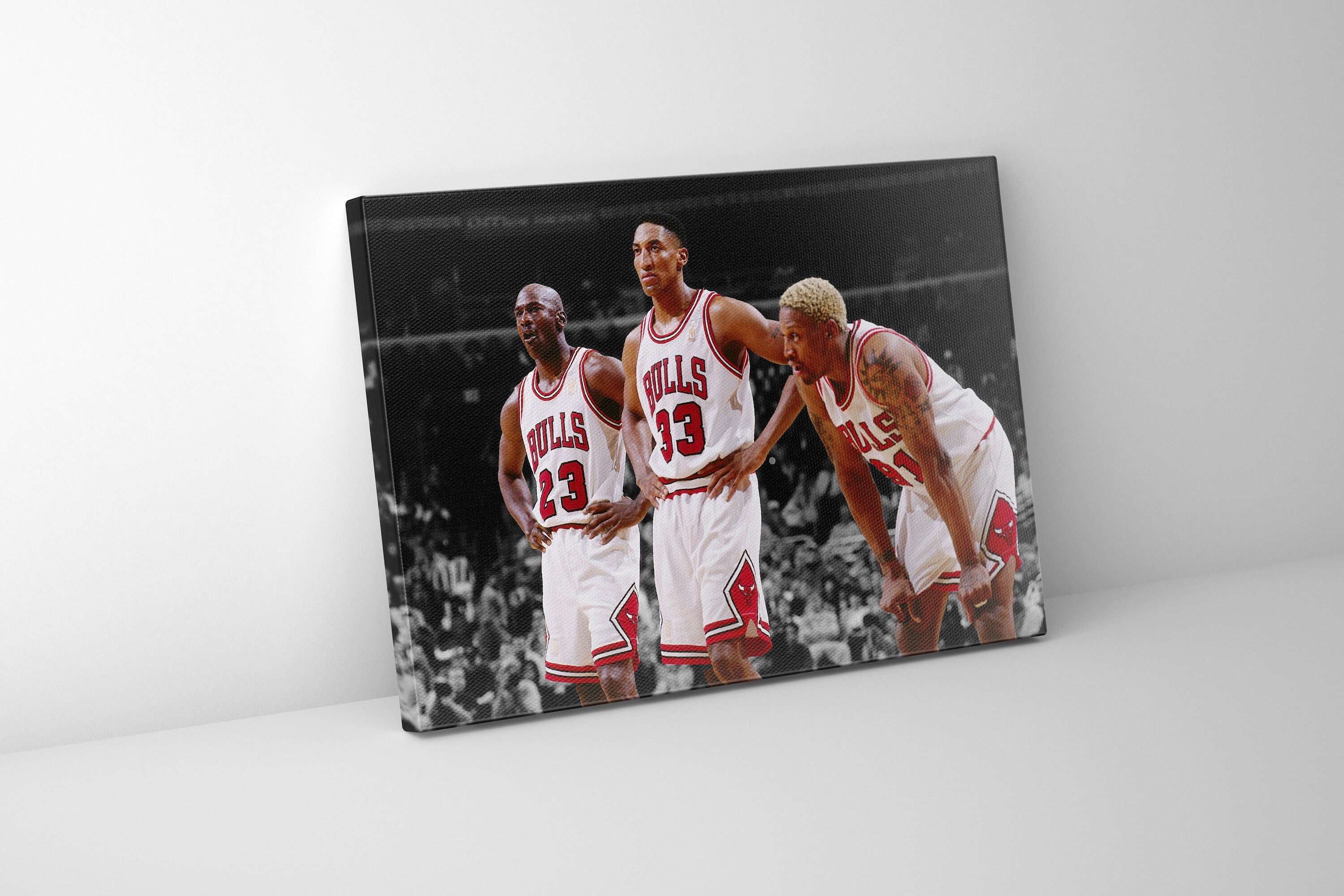 Chicago Bulls "Titlewave" Jordan, Pippen, Rodman 35x23 Poster  Pre-Owned NICE!!!
