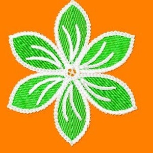 Flower digital download file, Embroidery machine file