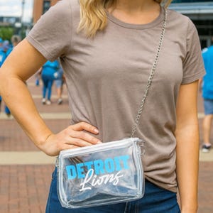 Crossbody Purse | Lions Apparel | Game Day Purse | Stadium Approved