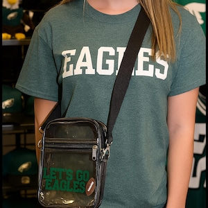 Eagles Crossbody Purse| Clear Crossbody | Stadium Approved | NFL