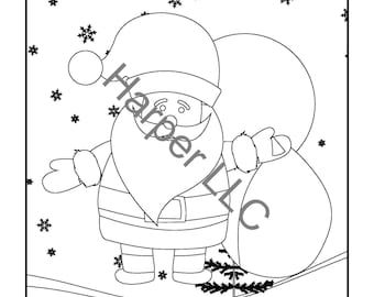 Children's Christmas coloring book