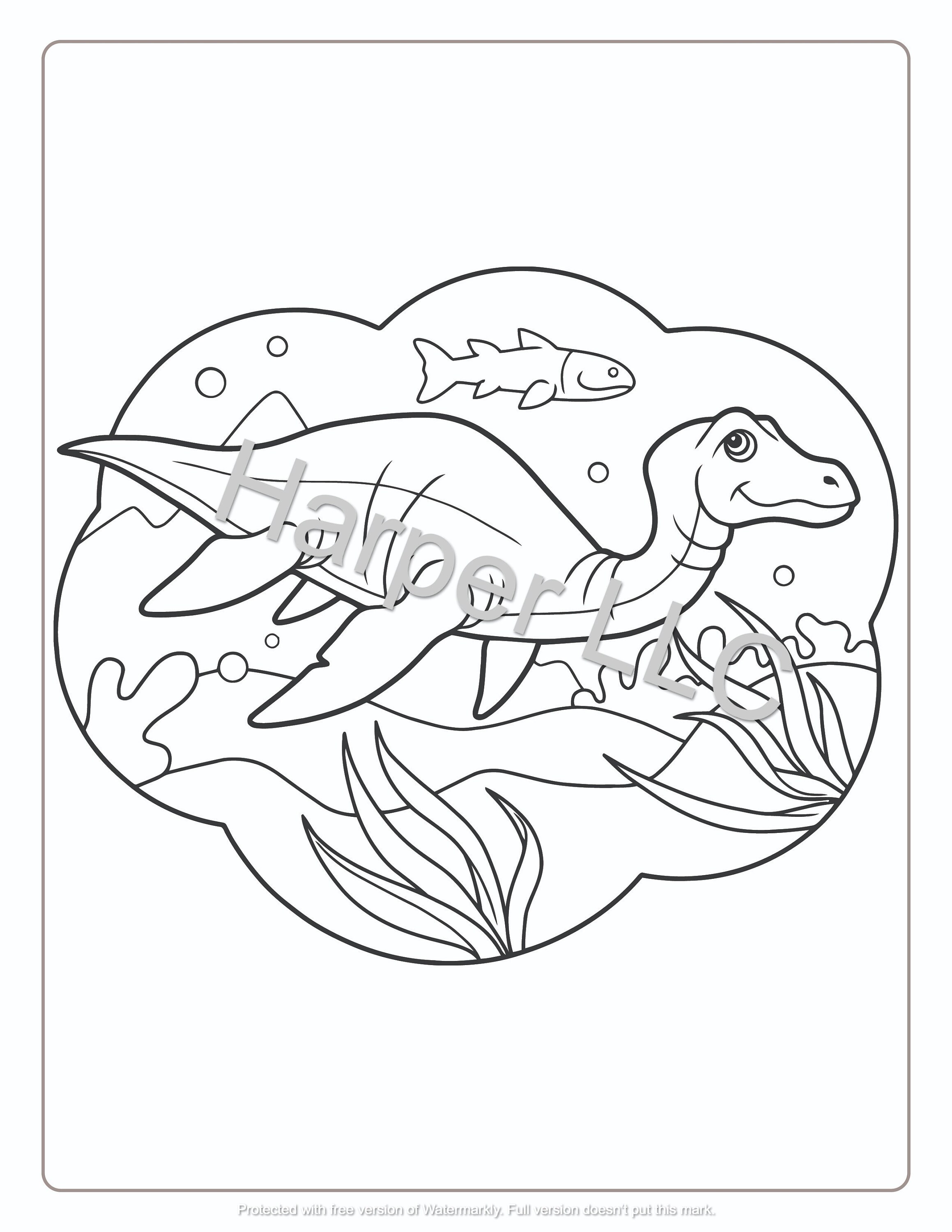 Dinosaur Coloring Pages!! - Etsy